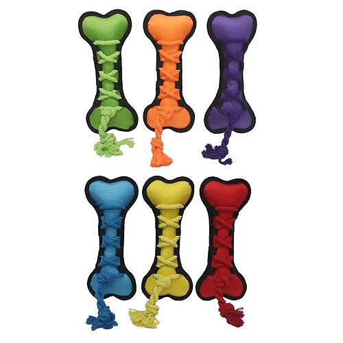 Multipet - Tuff Enuff Cross Rope Bone